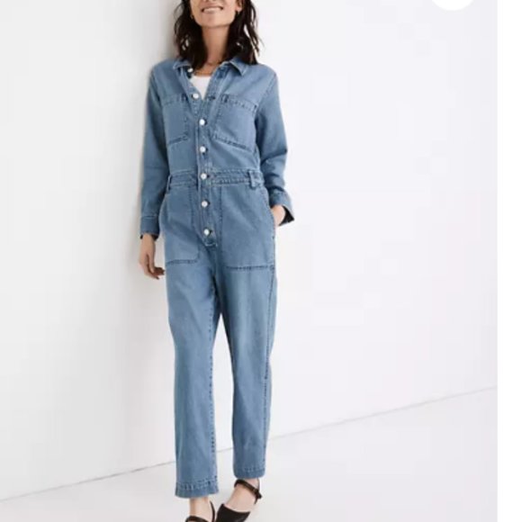 Madewell Pants - Madewell Denim Relaxed Coverall Jumpsuit NWT